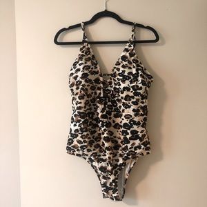 Target Kona Sol Leopard One Piece Swimsuit